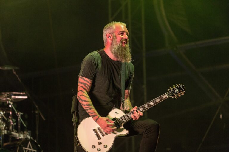 Björn Gelotte from In Flames at the Nova Rock 2017